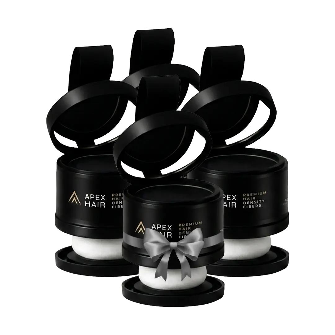 Apex Hair Men 3 units bundle — premium hair fiber best value pack