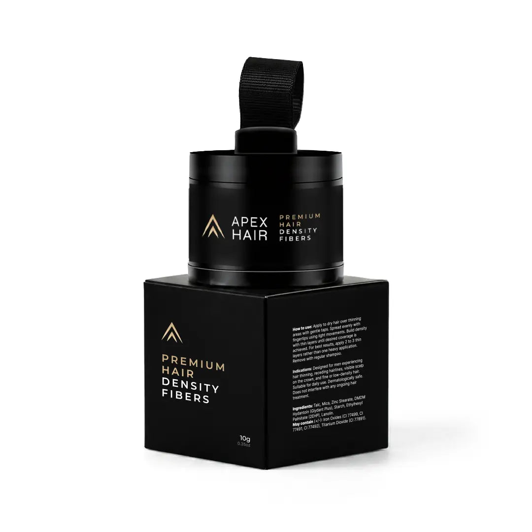 Apex Hair Men hero shot — undetectable hair coverage solution for men with thinning hair